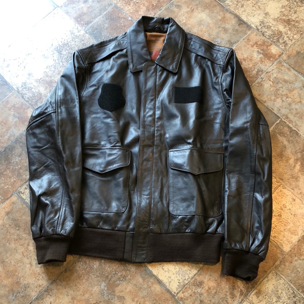 Air Force Leather Bomber Jacket